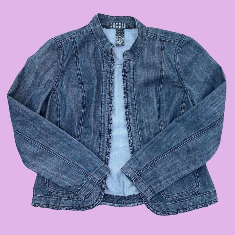 TWEE‎ RUFFLE DENIM JACKET